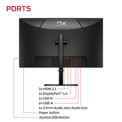 HyperX OMEN 27 inch QHD 320Hz Gaming Monitor - OMEN 27qs  G3 - 10