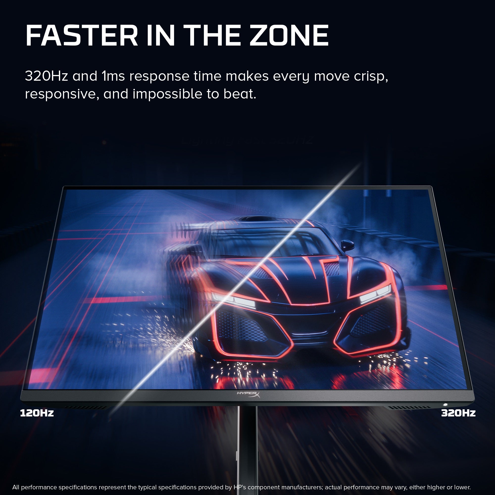 HyperX OMEN 27 inch QHD 320Hz Gaming Monitor - OMEN 27qs  G3 - 02