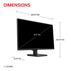 HyperX OMEN 31.5 inch QHD 200Hz Gaming Monitor - OMEN 32q  G3 - 09