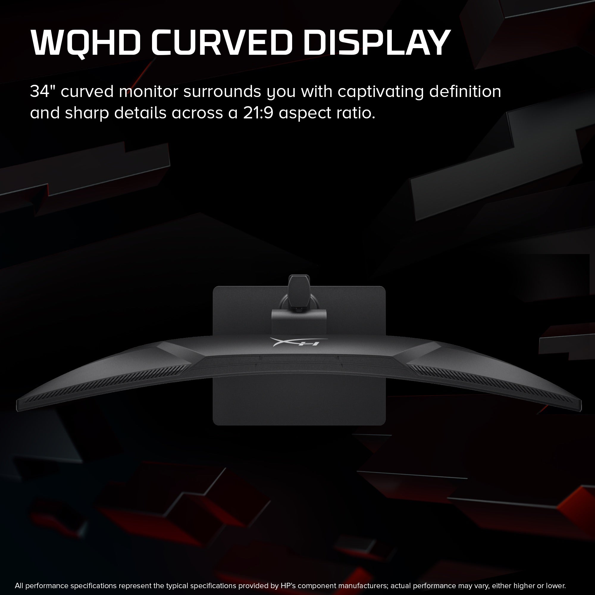 HyperX OMEN 34 inch WQHD 200Hz Curved Gaming Monitor - OMEN 34c  G3 - 02