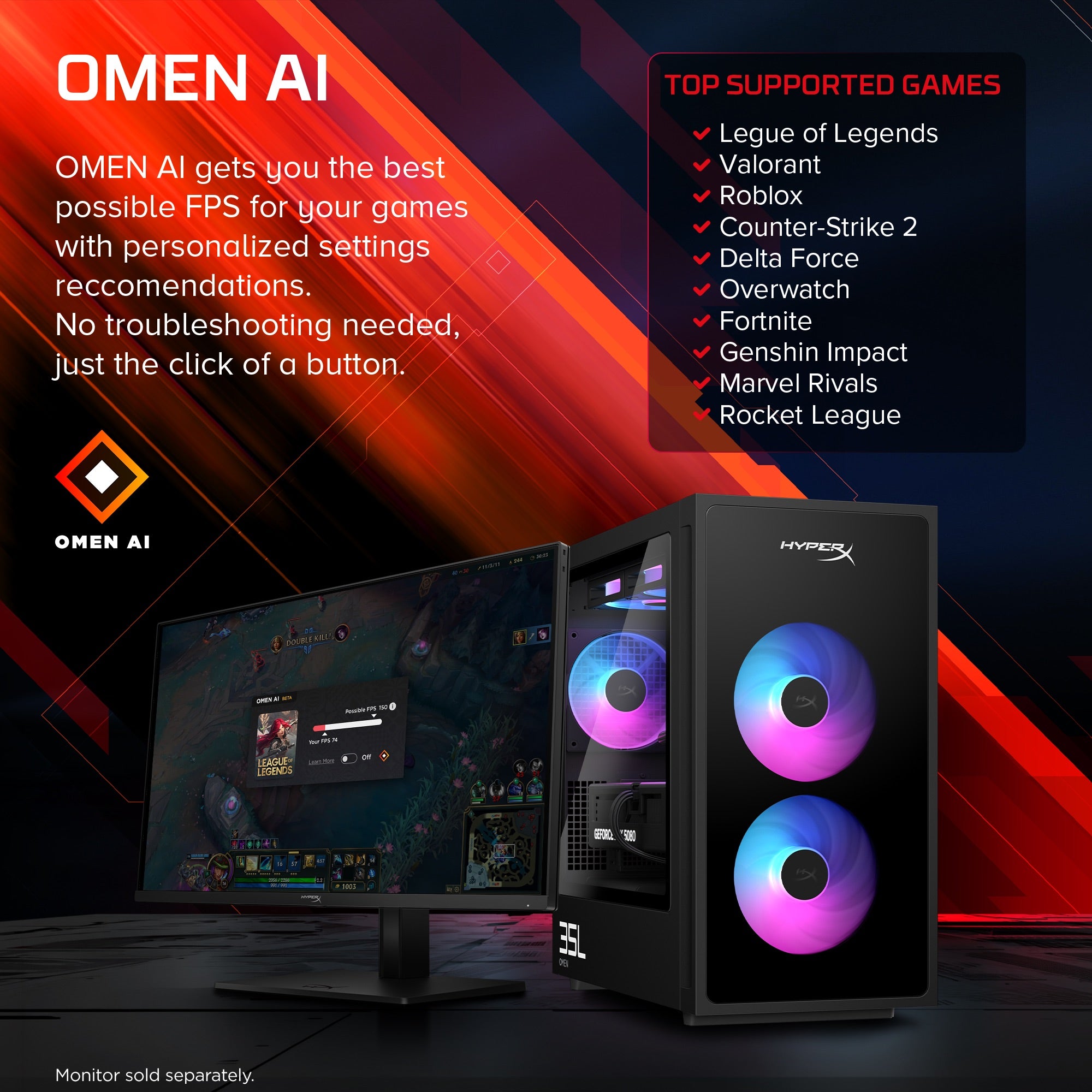 HyperX OMEN 35L Gaming Desktop GT18-0732t PC - 06