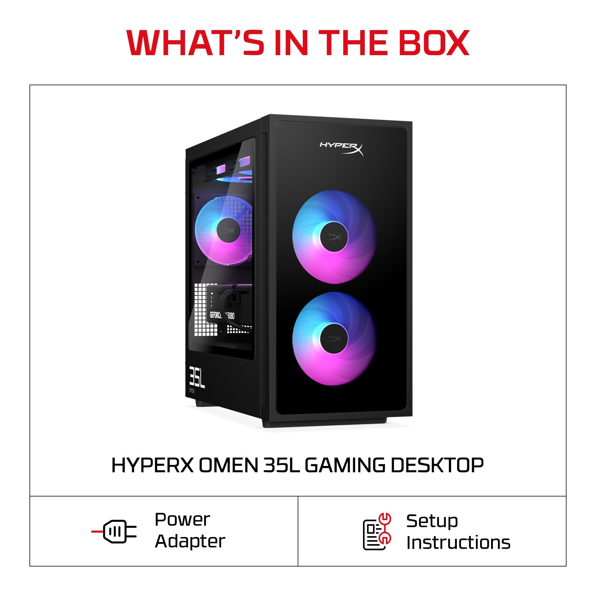 HyperX OMEN 35L Gaming Desktop GT18-0732t PC - 10