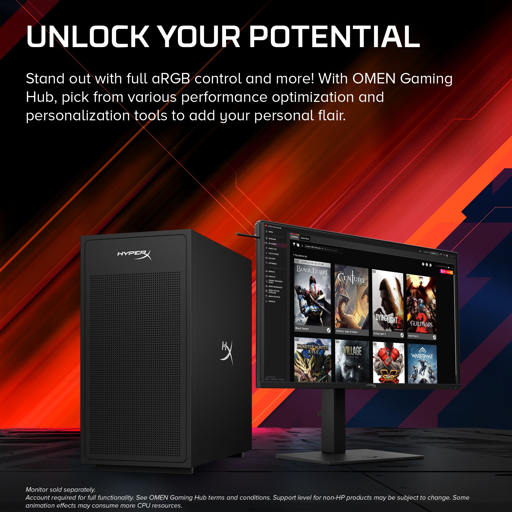 HyperX OMEN 35L Gaming Desktop GT18-0712t PC - 05