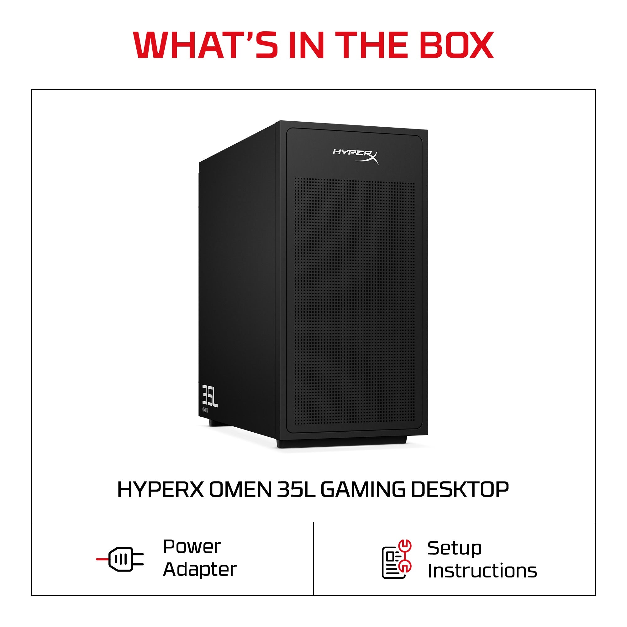 HyperX OMEN 35L Gaming Desktop GT18-0712t PC - 10