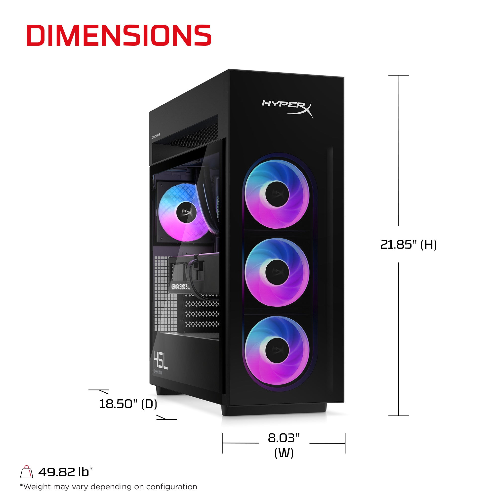 HyperX OMEN MAX 45L Gaming Desktop GT24-0963t PC - 09