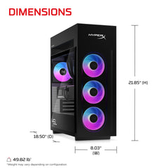HyperX OMEN MAX 45L Gaming Desktop GT24-0963t PC - 09