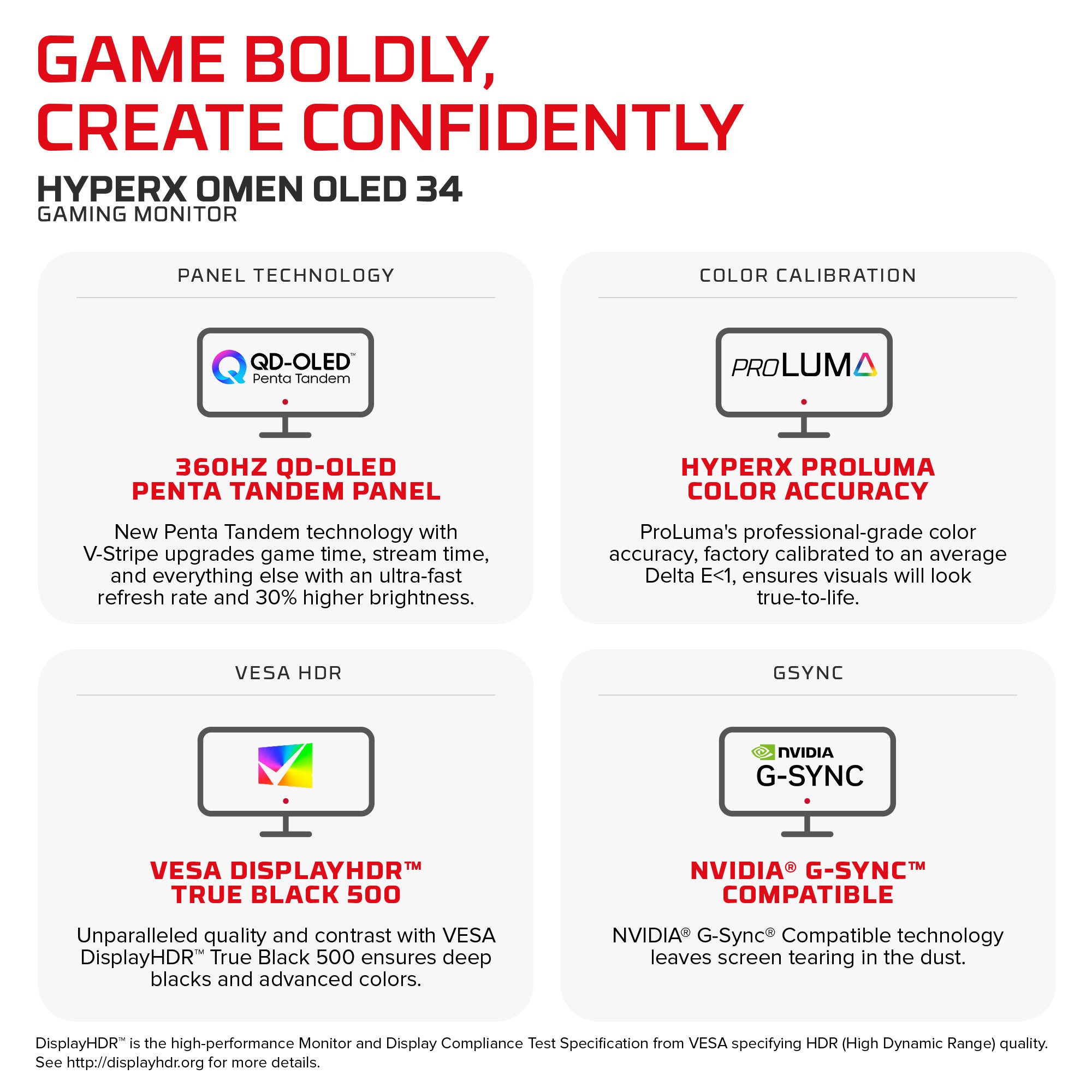 HyperX OMEN OLED 34 inch WQHD 360Hz Gaming Monitor - OMEN OLED 34 - 08