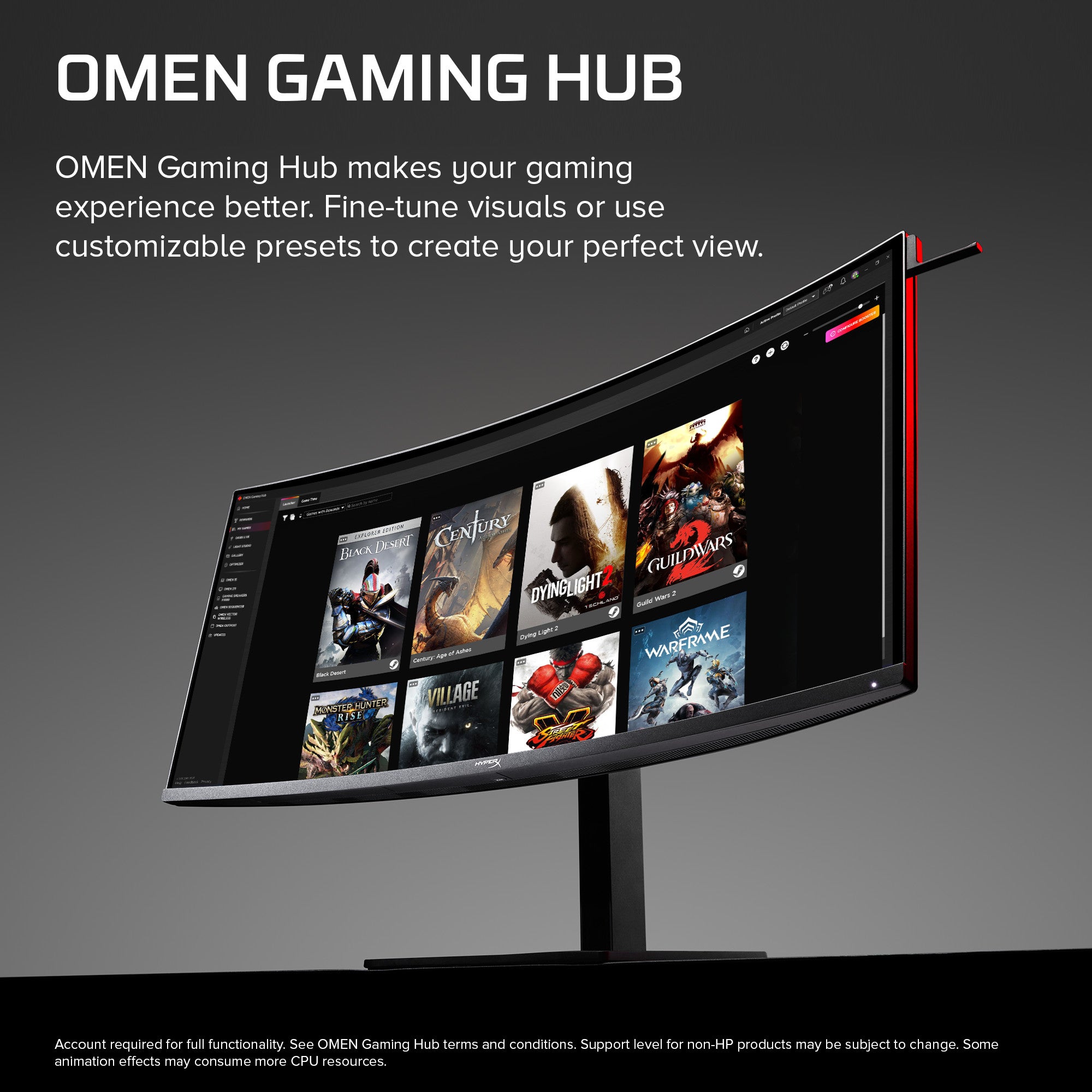HyperX OMEN OLED 34 inch WQHD 360Hz Gaming Monitor - OMEN OLED 34 - 06