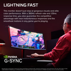 HyperX OMEN OLED 34 inch WQHD 360Hz Gaming Monitor - OMEN OLED 34 - 03