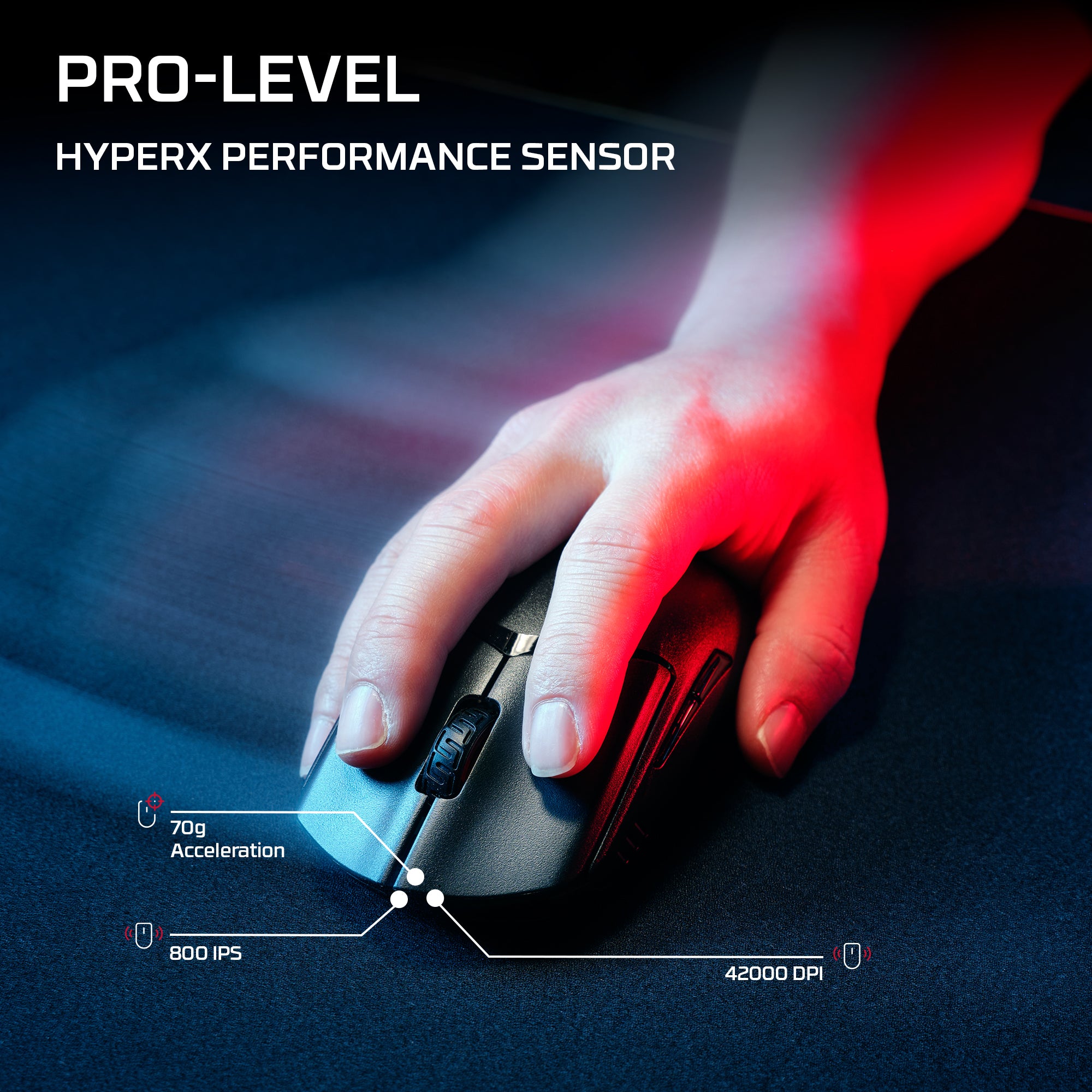 HyperX Pulsefire Haste 3 - Wireless Gaming Mouse - 02