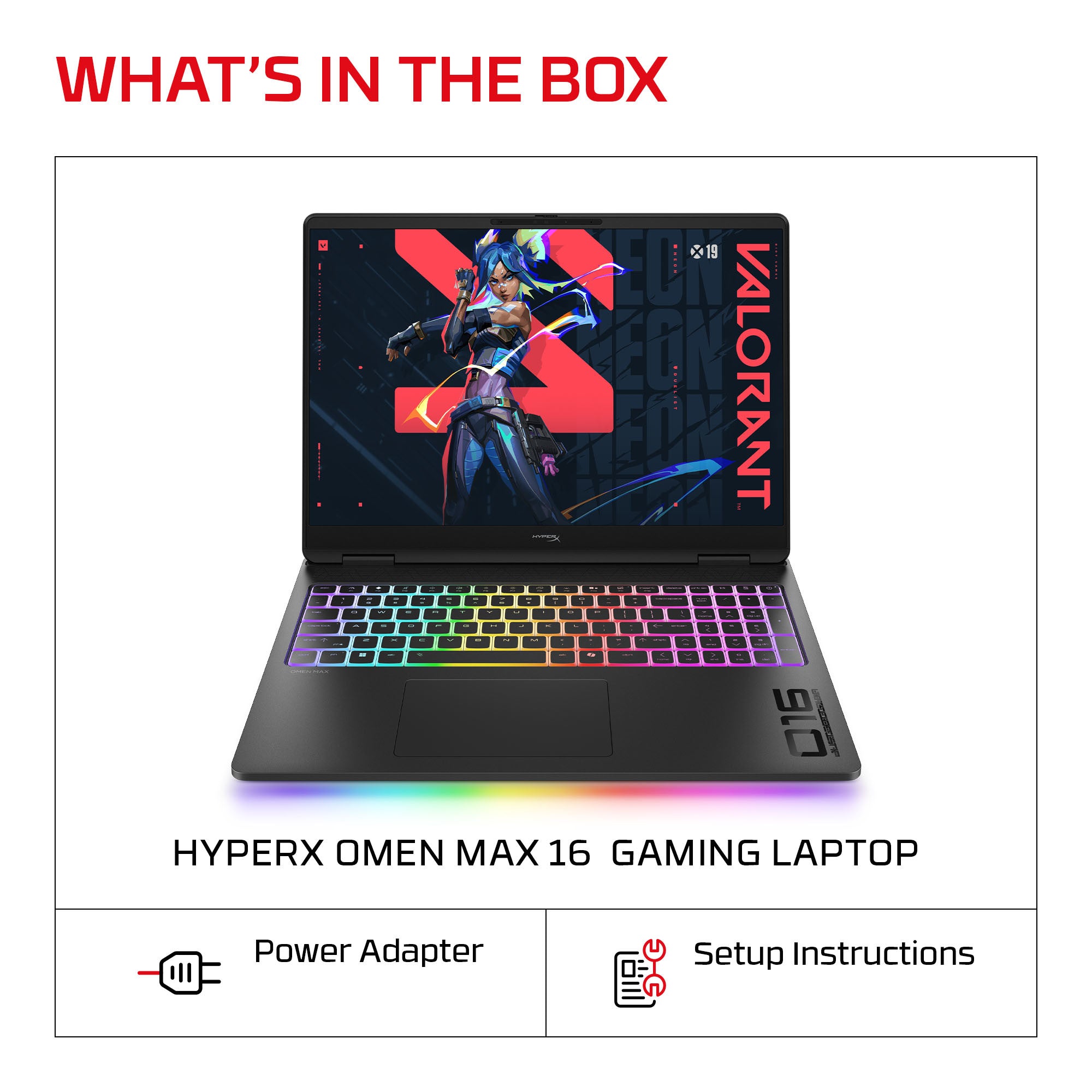 HyperX OMEN MAX 16 inch Gaming Laptop PC 16-ah1932nr - 12