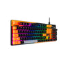 HyperX Alloy Mechanical Gaming Keyboard Naruto edition front left angled view 