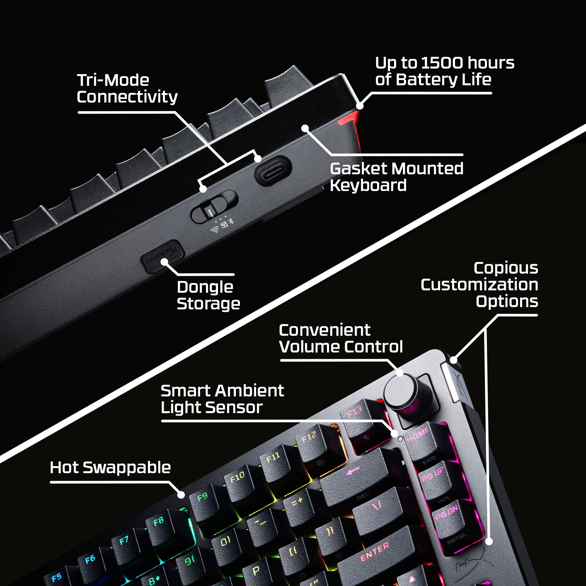 HyperX Alloy Rise 75 Wireless Keyboard