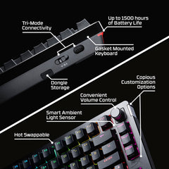 HyperX Alloy Rise 75 Wireless Keyboard