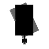 HyperX Armada 27 QHD Gaming Monitor with arm showing the front side view featuring featuring 360 twisting capability