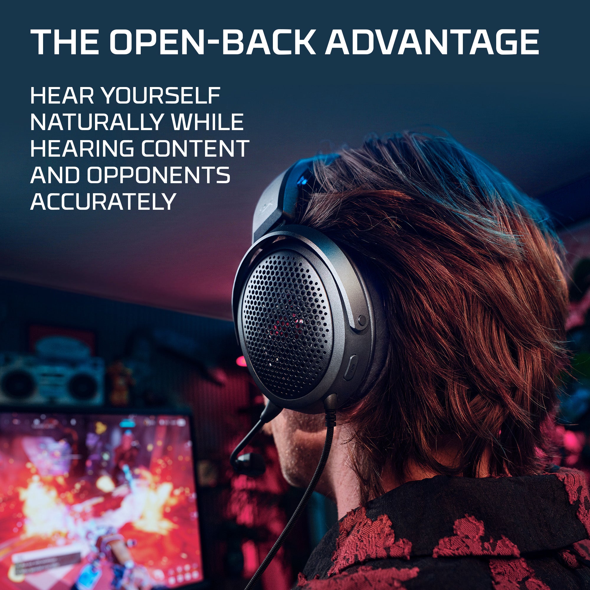 HyperX Cloud Alpha Air Open-Back Gaming Headset - 03