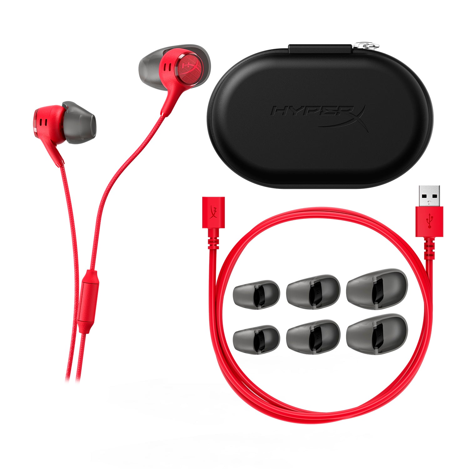 【新品】HYPERX Cloud Earbuds III S RED HyperX Cloud Earbuds lll S – Gaming Earbuds