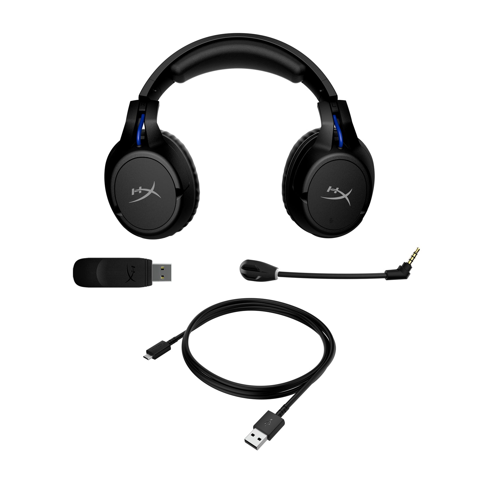 HyperX Cloud Flight - Wireless Gaming Headset - PlayStation - Black-Blue