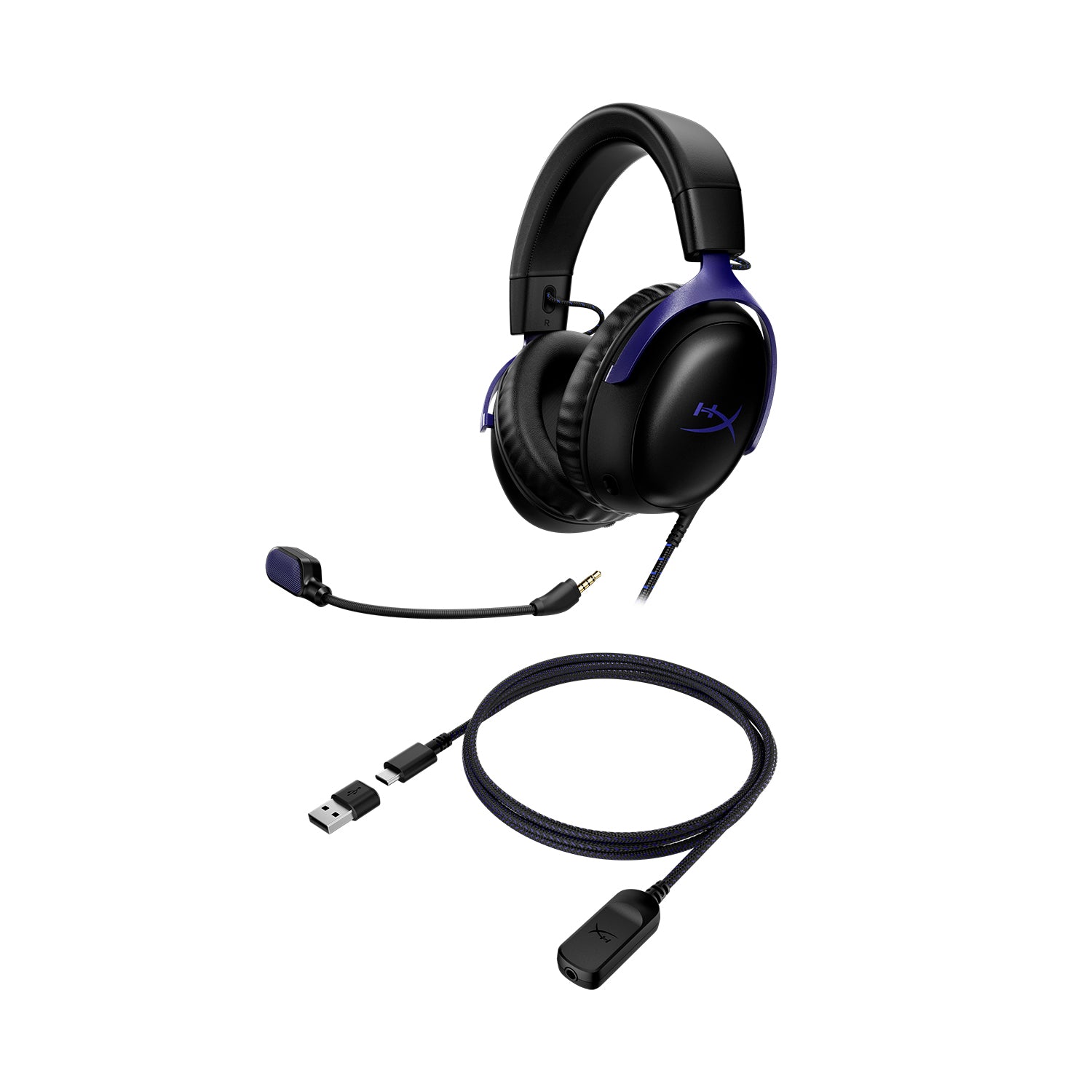 HyperX Cloud III - Gaming Headset (Black/Blue) - 07