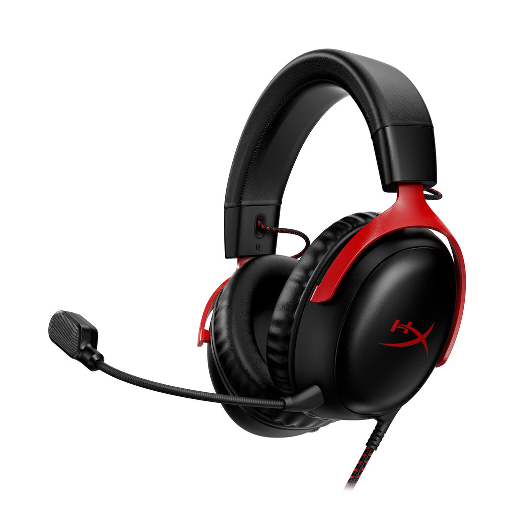 HyperX Bundle - Cloud III Wired (Black - Red) + QuadCast S (Black)