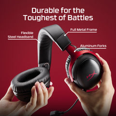 HyperX Cloud III S Wireless - Gaming Headset (Black) - 08