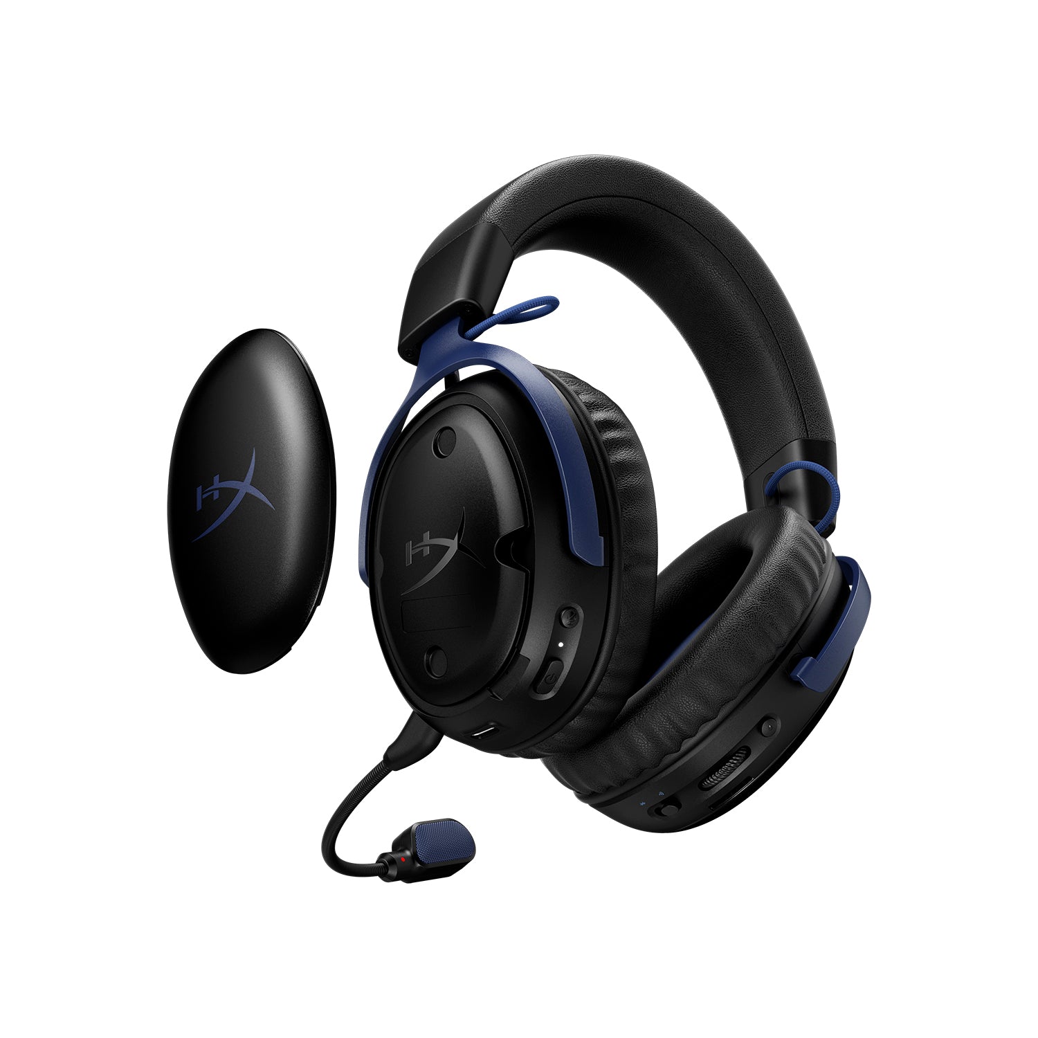 HyperX Cloud III S - Wireless Gaming Headset (Black/Blue) - 07