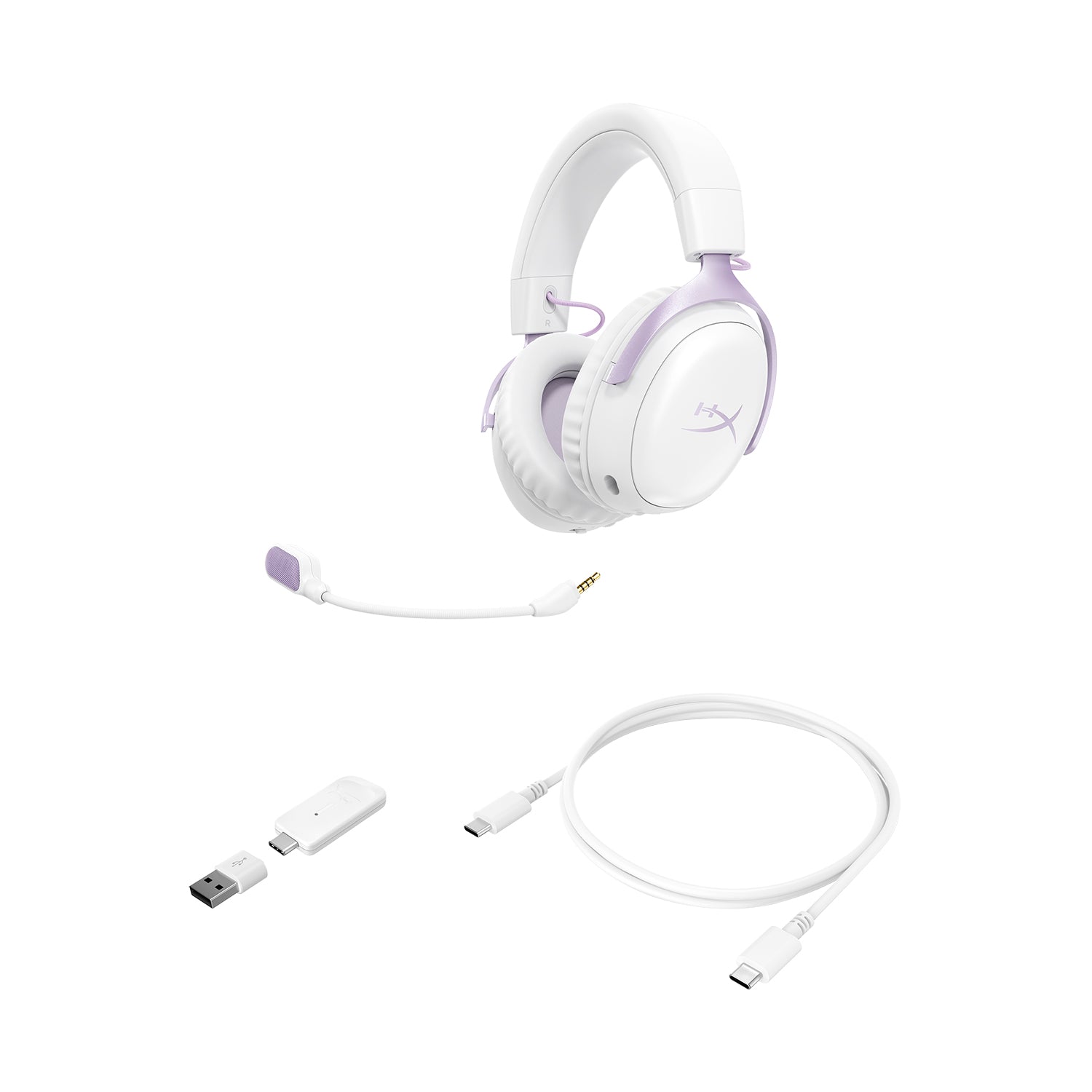 HyperX Cloud III S - Wireless Gaming Headset (Lavender) - 08