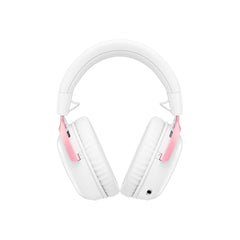 HyperX Cloud III S - Wireless Gaming Headset (White/Pink) - 03