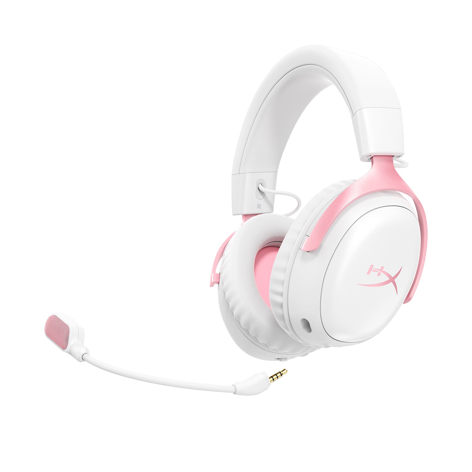 HyperX Cloud III S - Wireless Gaming Headset (White/Pink) - 04