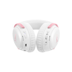 HyperX Cloud III S - Wireless Gaming Headset (White/Pink) - 06