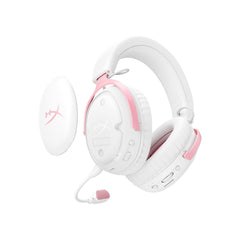 HyperX Cloud III S - Wireless Gaming Headset (White/Pink) - 07