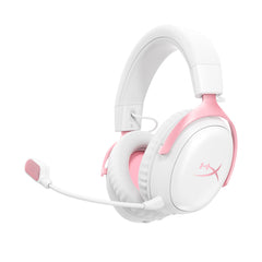 HyperX Cloud III S - Wireless Gaming Headset (White/Pink) - 01
