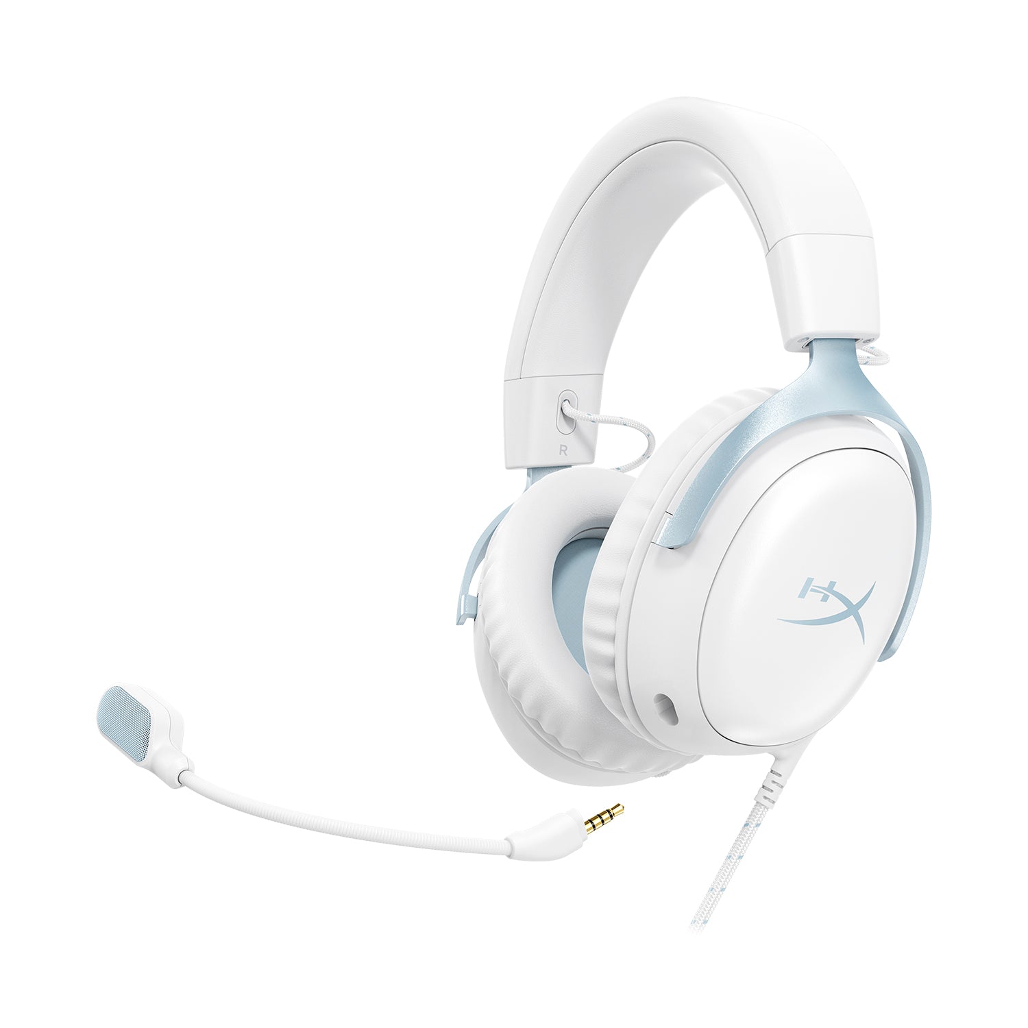 HyperX Cloud III - Gaming Headset (White/Blue) - 04