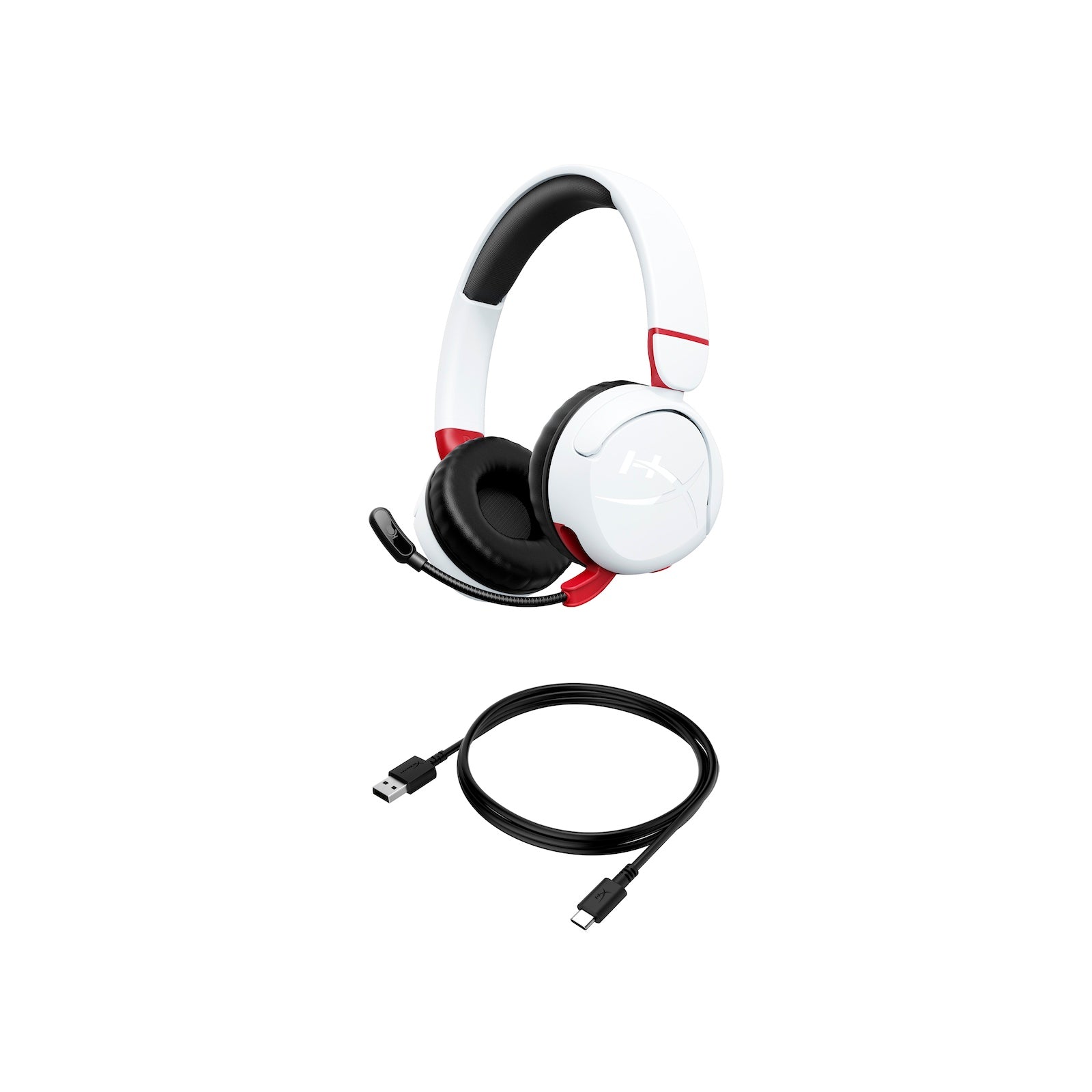 HyperX Cloud Mini - Wireless Gaming Headset (White) - 08