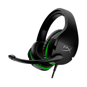 HyperX CloudX Stinger Gaming Headset showing the front left hand side featuring HyperX Signature comfort and durability