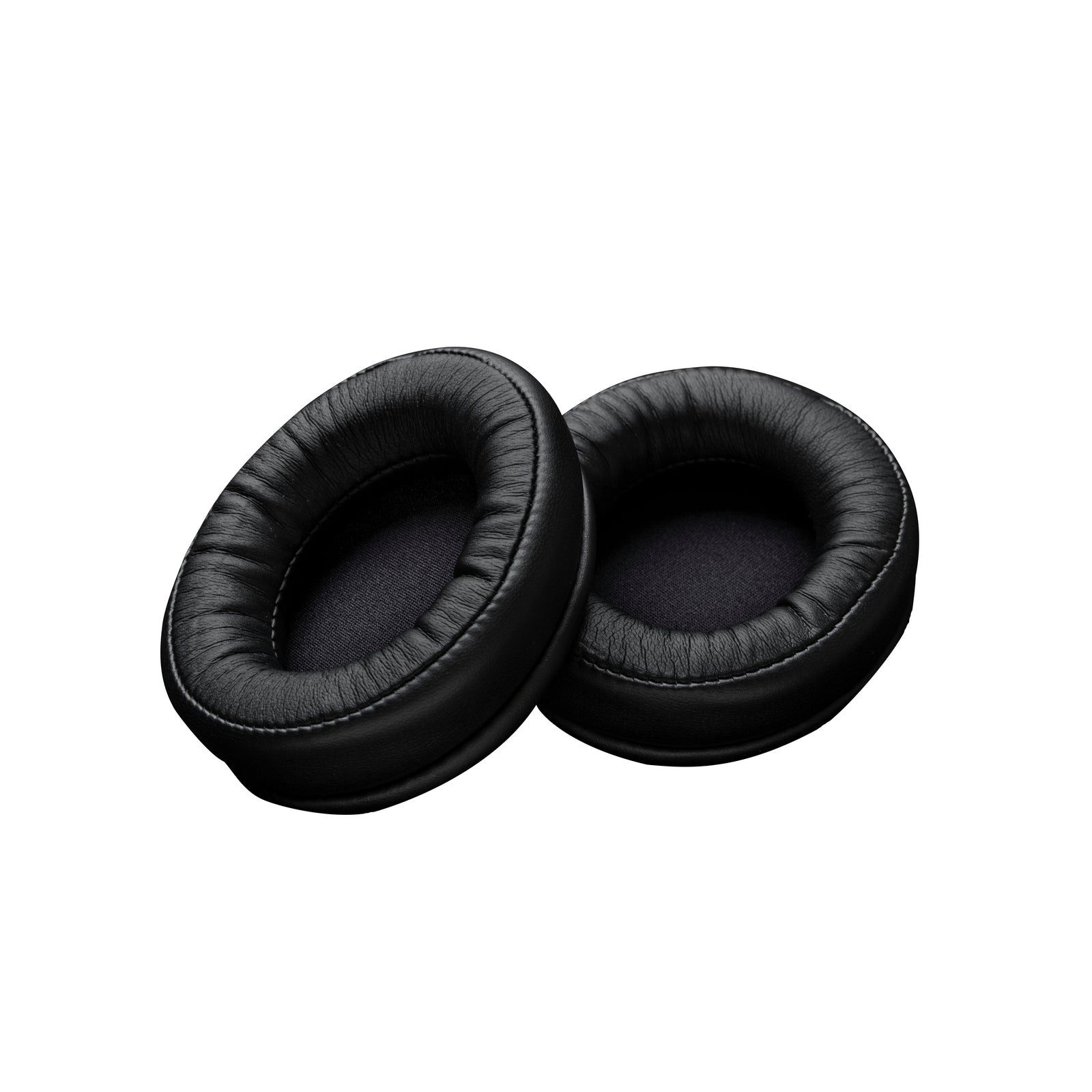 Front view of the spare leatherette ear cushions of the HyperX Cloud MIX Gaming Headset