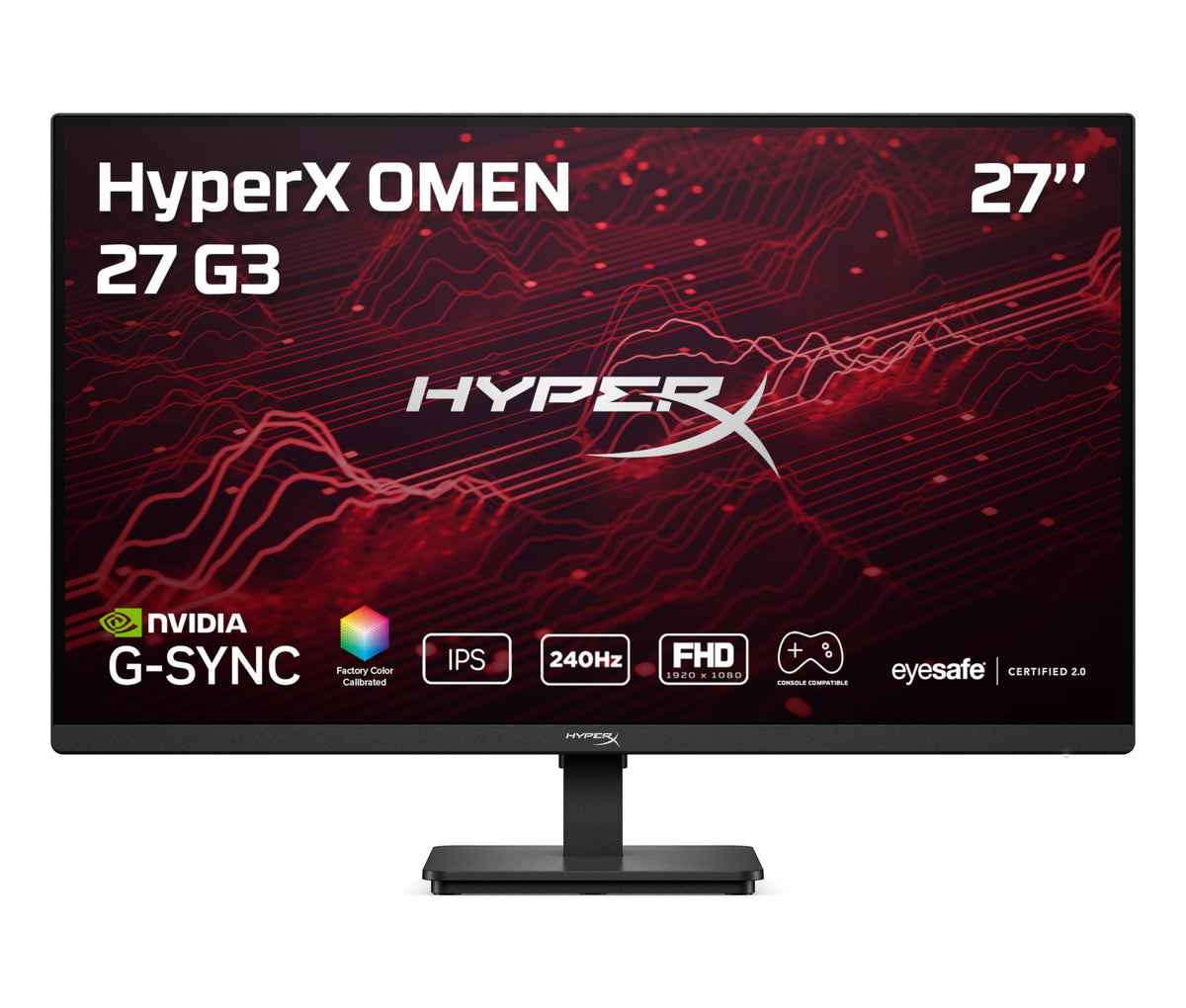 HyperX OMEN 27 inch FHD 240Hz Gaming Monitor - OMEN 27 G3 - 01