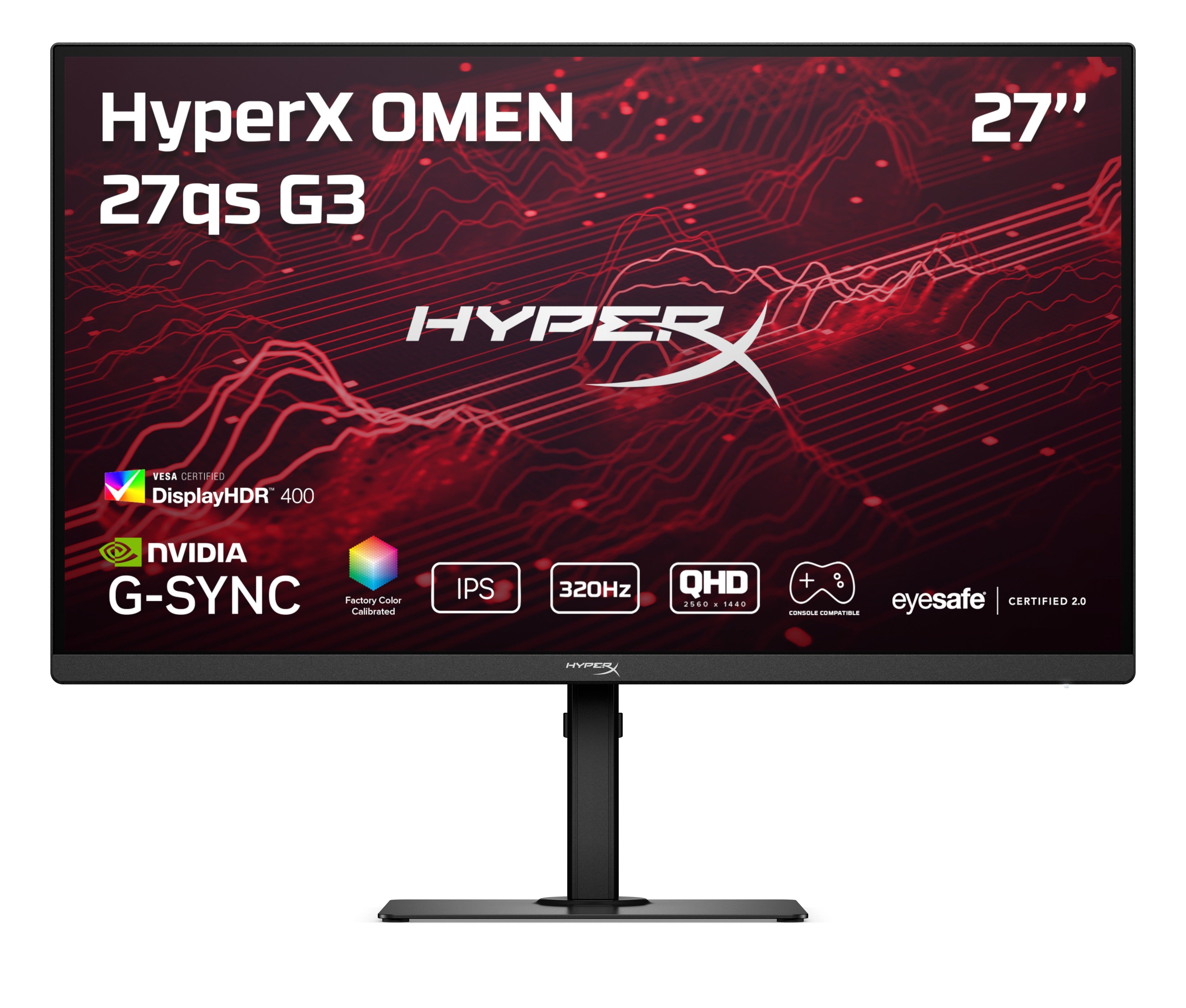 HyperX OMEN 27 inch QHD 320Hz Gaming Monitor - OMEN 27qs  G3 - 01
