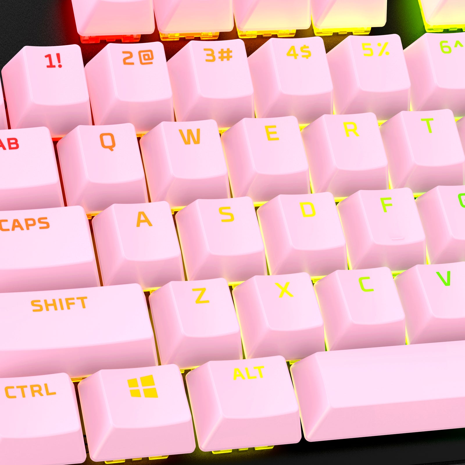 HyperX Full key Set Keycaps - PBT (White) - 05