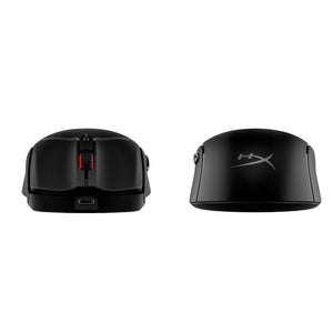 HyperX Pulsefire Haste 2 Wireless Black Gaming Mouse Showing both back and front sides