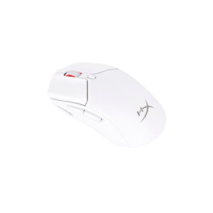 HyperX Pulsefire Haste 2 Wireless White Gaming Mouse Angled View