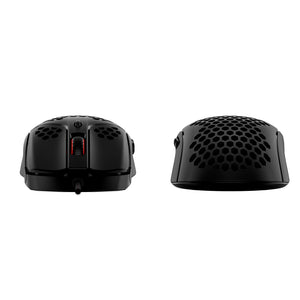 HyperX Pulsefire Haste Black Gaming Mouse showing both front and back sides