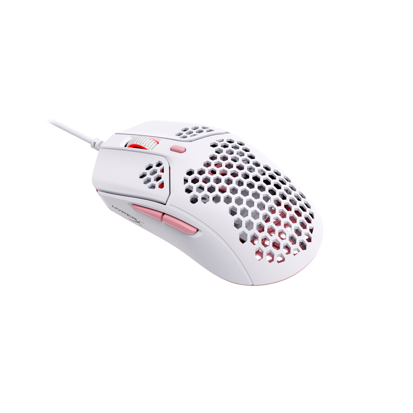 HyperX Pulsefire Haste - Gaming Mouse (White-Pink) - 02