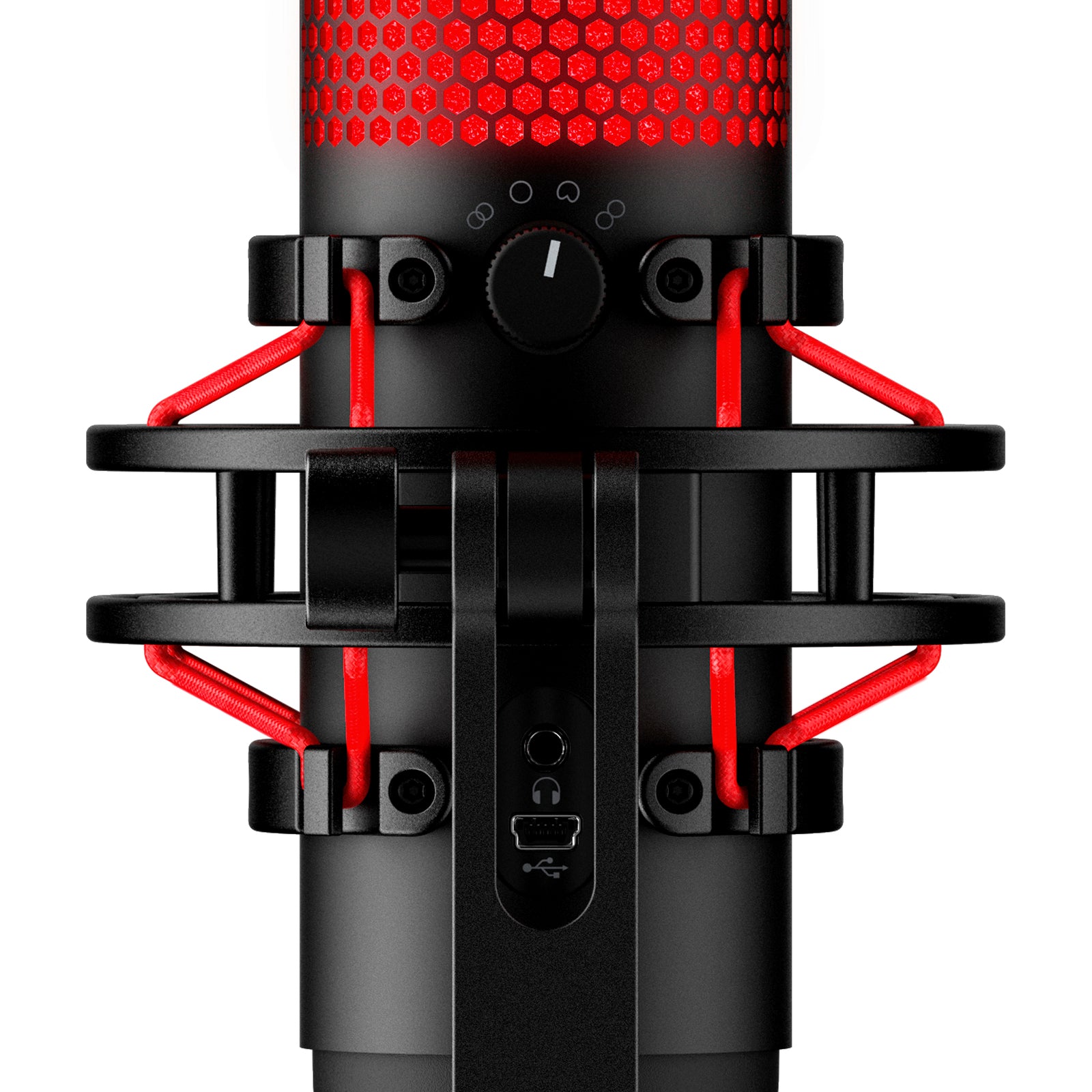 HyperX QuadCast polar patterns and ports