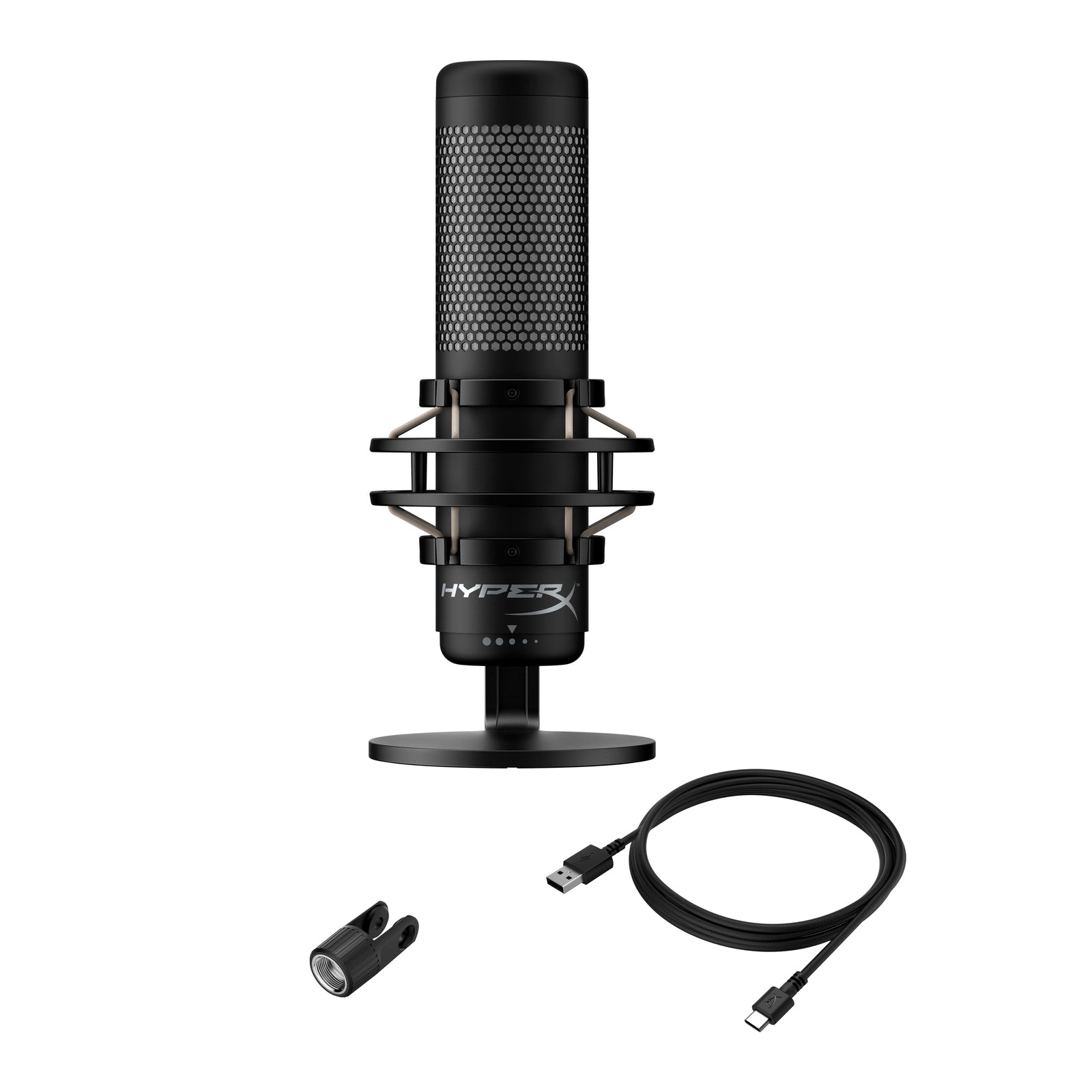 HyperX QuadCast S RGB USB Condenser Microphone - Black 