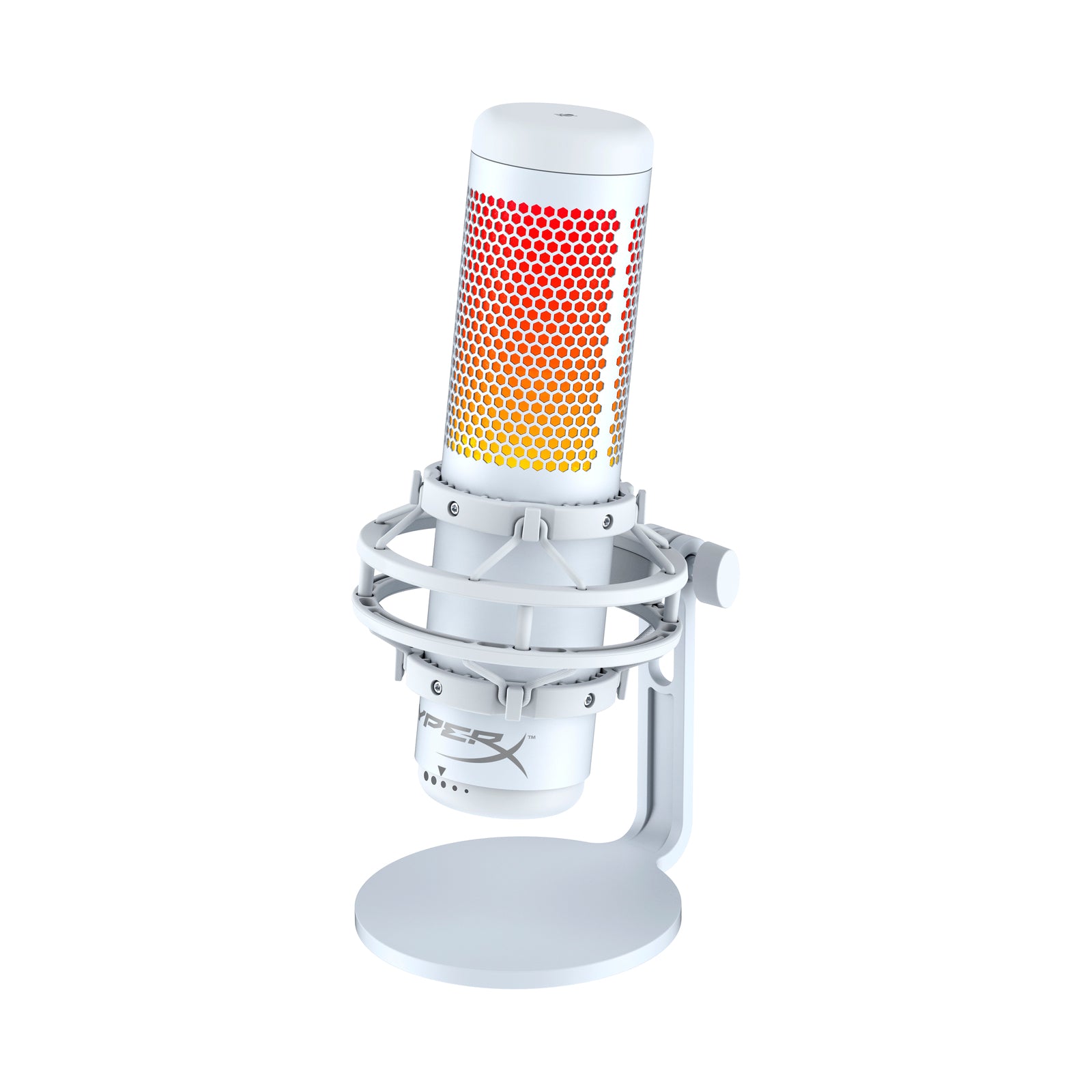 HyperX QuadCast S White RGB USB Condenser Microphone