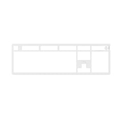HyperX Alloy Rise Top Plate - White
