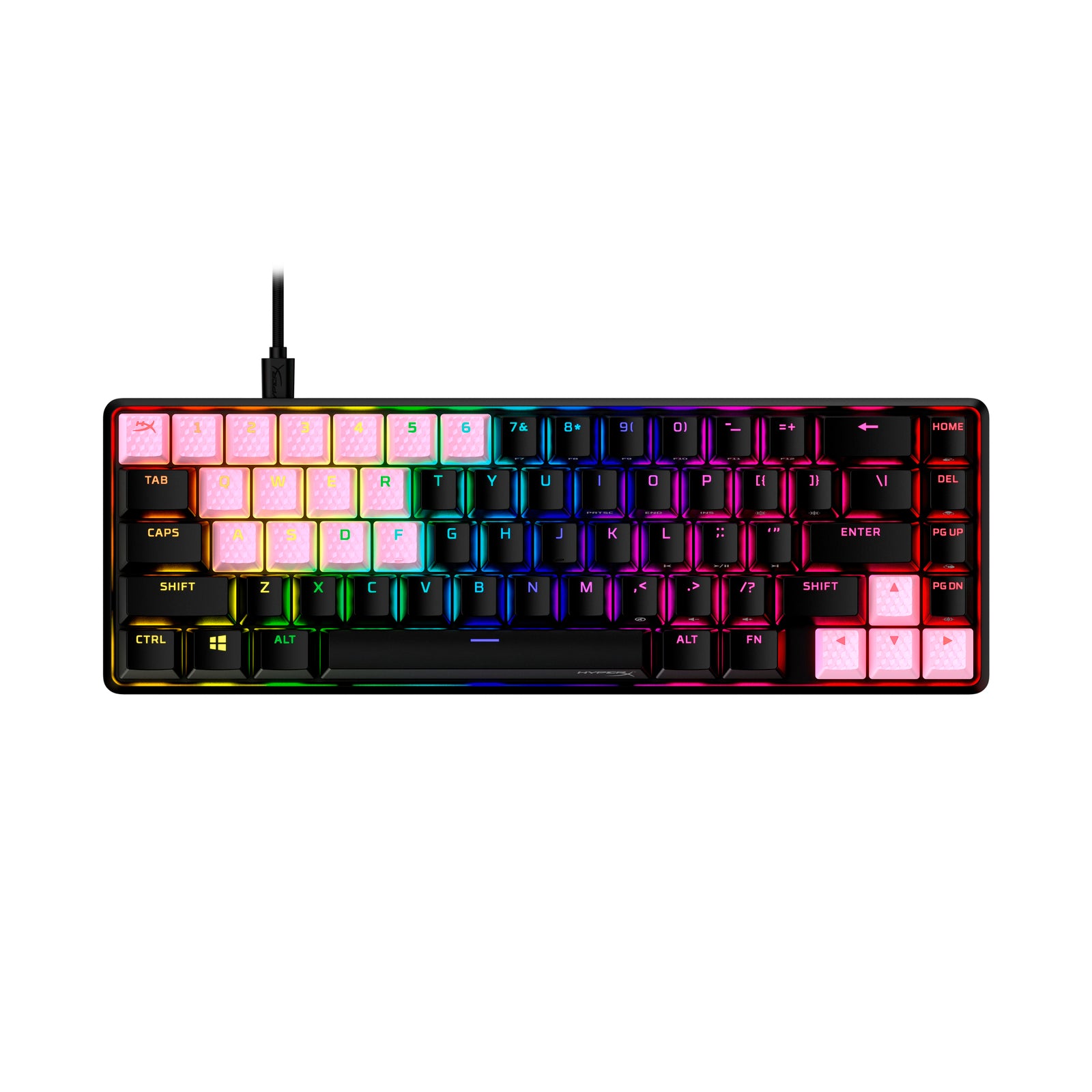 HyperX Rubber Keycaps - Gaming Accessory Kit - Red (US Layout) - 02
