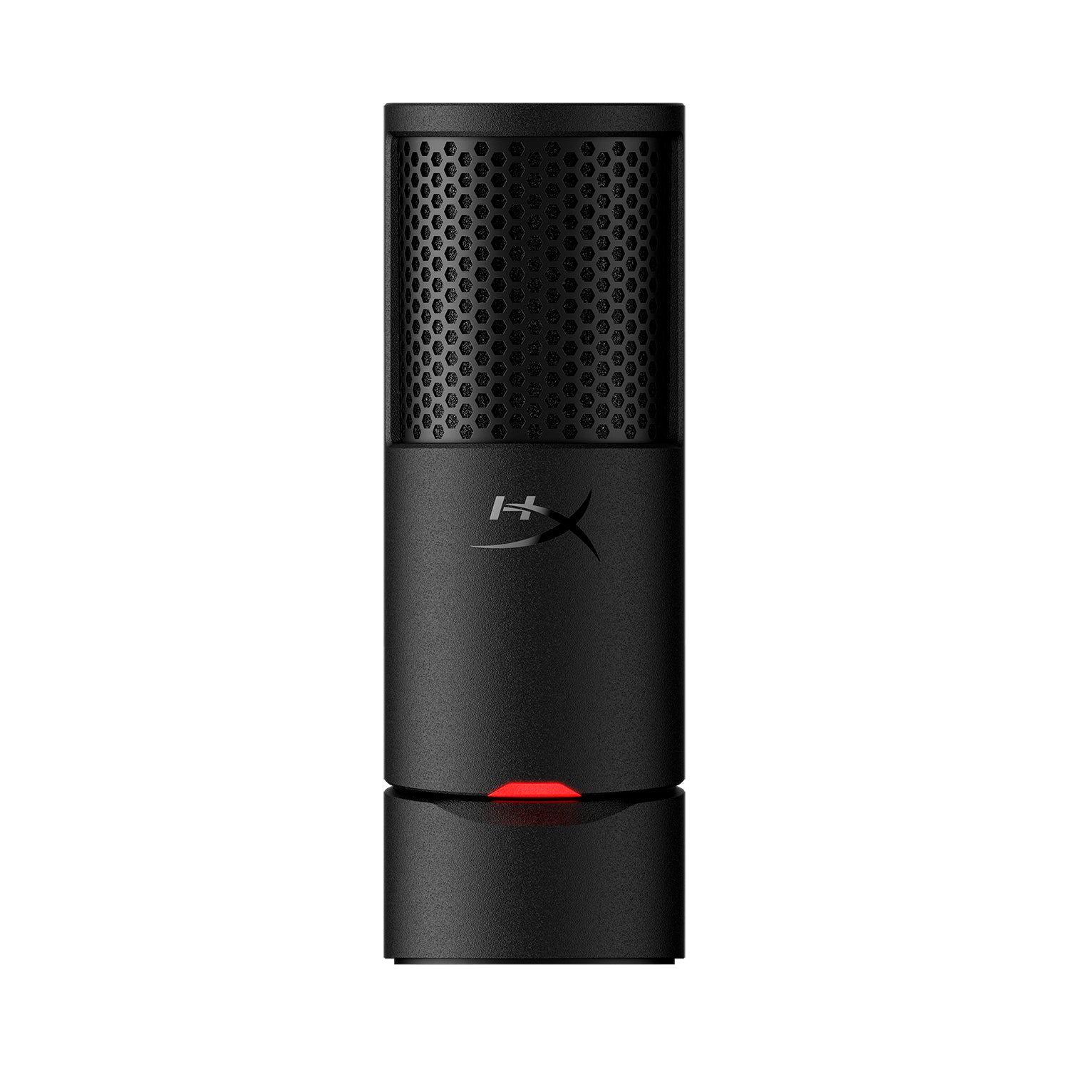 Hp hyperx solocast 2 | usb-c mikrofon | kardioidni kondenzatorski zvok | pop filter in shock mount | pc ps5 ps4 mac | mikrofon 1 Hp hyperx solocast 2 usb mikrofon črn sprednji pogled