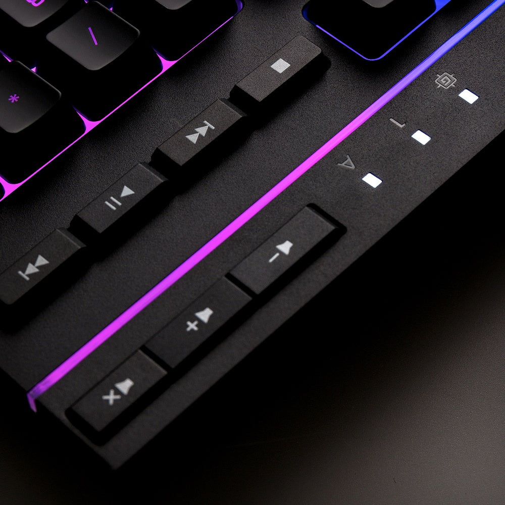 Signature light bar with smooth, stylish RGB effects